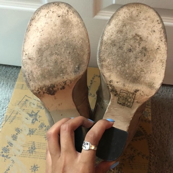 FREE PEOPLE EXTREMELY RARE LEATHER BOOTS / BOOTIES - Picture 8 of 8